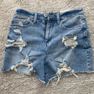 High Rise Boyfriend Shorts